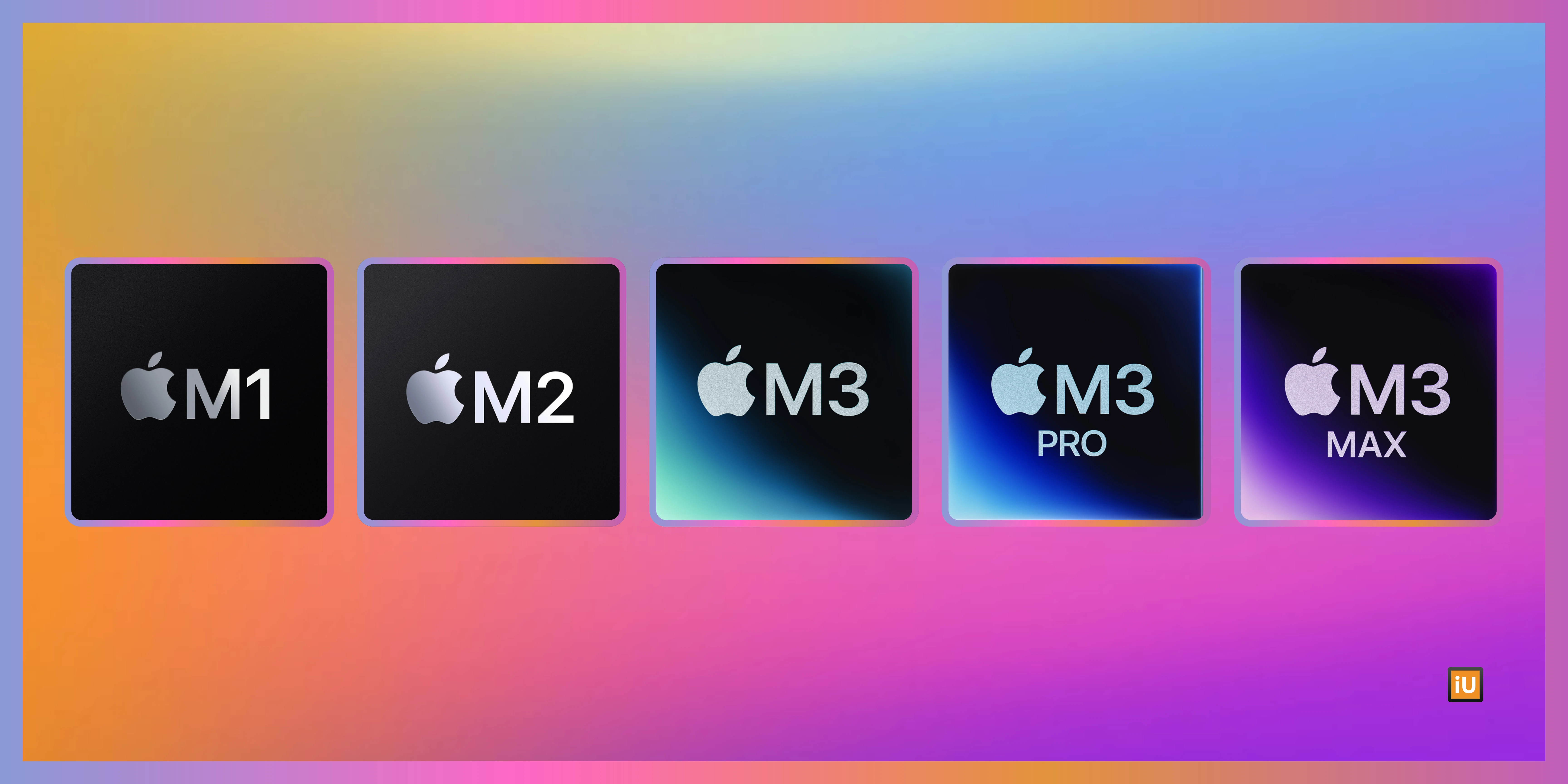 Apple processor M1, M2 & M3